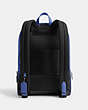 COACH®,GOTHAM BACKPACK IN SIGNATURE CANVAS,Large,Charcoal/Blueberry,Back View