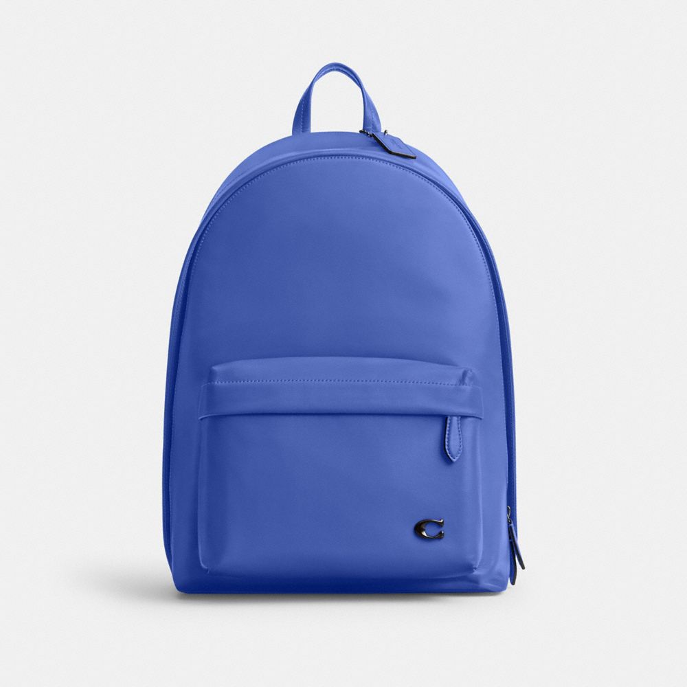 COACH®,SAC À DOS HALL,Bleuet,Front View