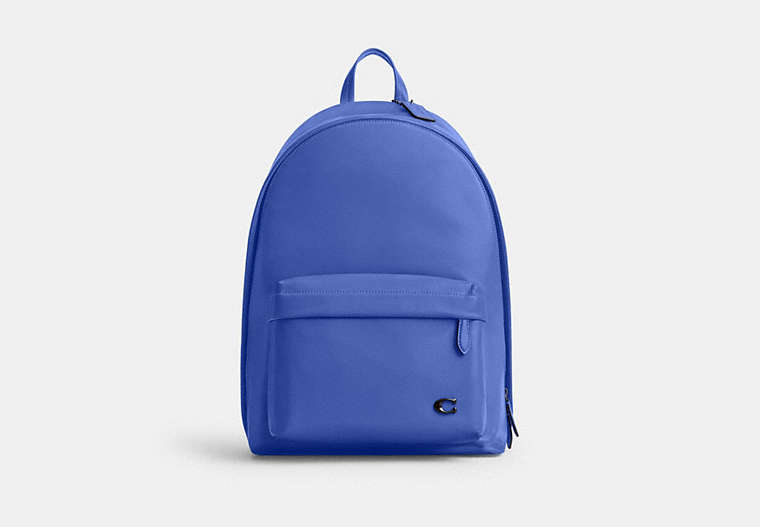 COACH®,HALL BACKPACK,Large,Blueberry,Front View