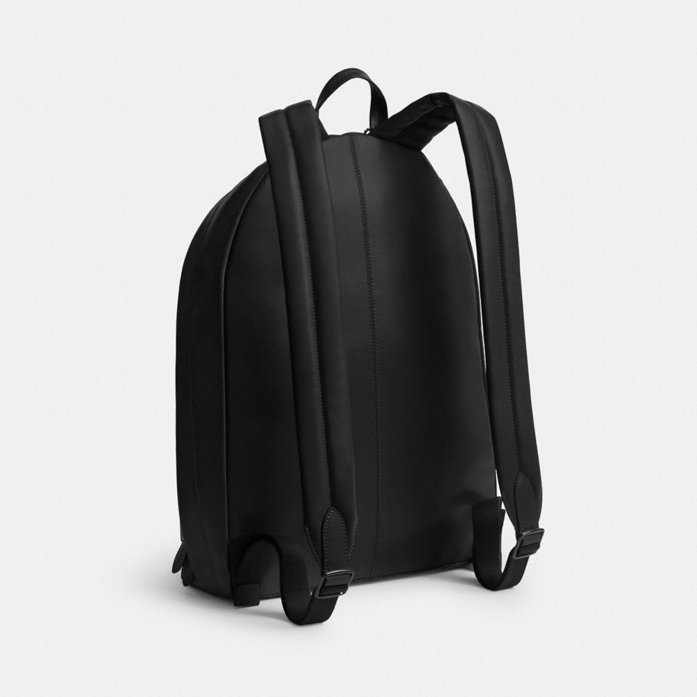 COACH®,HALL BACKPACK,Large,Black,Angle View