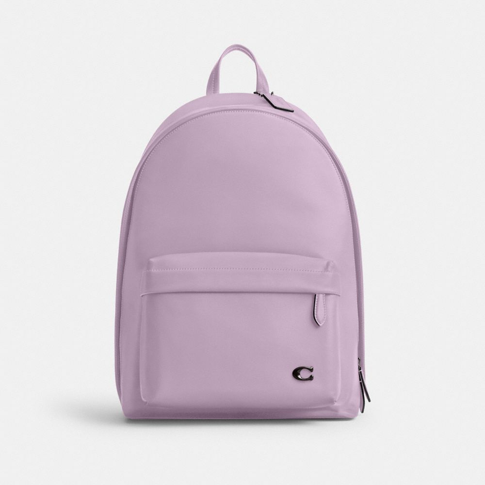 COACH®,HALL BACKPACK,Large,Soft Purple,Front View