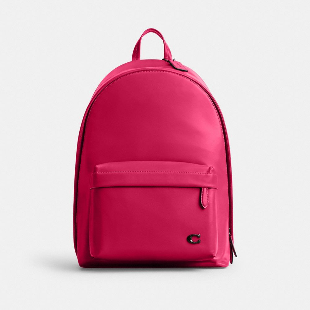 COACH®,HALL BACKPACK,Large,Dragon Fruit,Front View