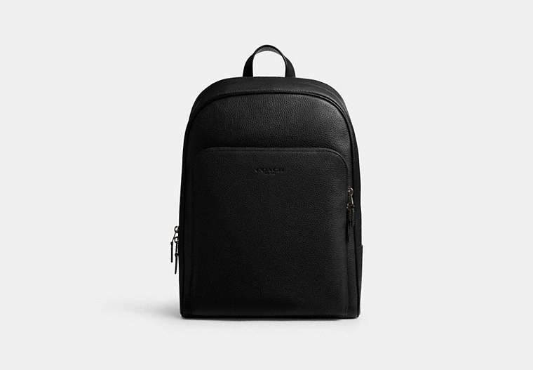 COACH®,GOTHAM BACKPACK,Large,Black,Front View image number 0