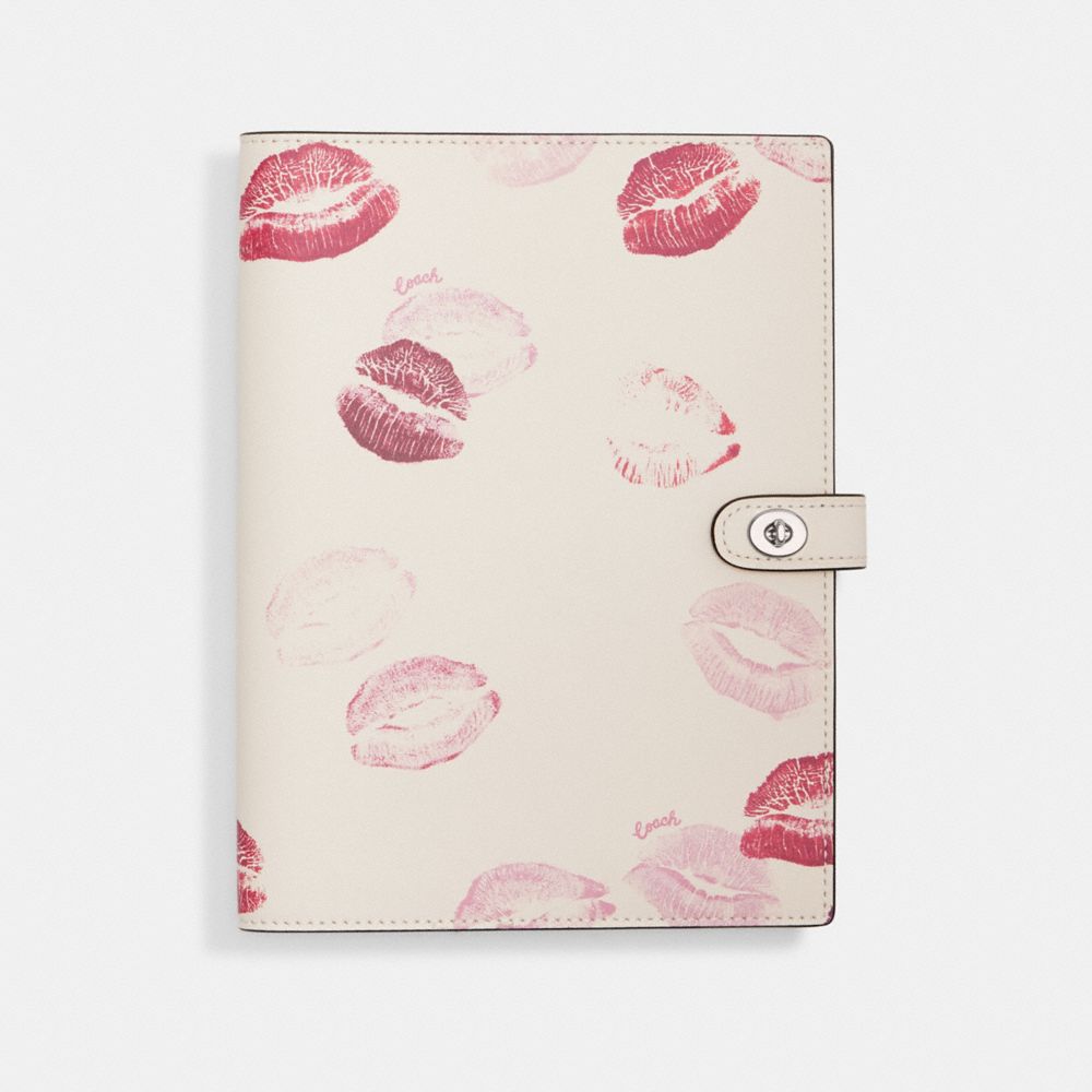 Notebook With Lip Print