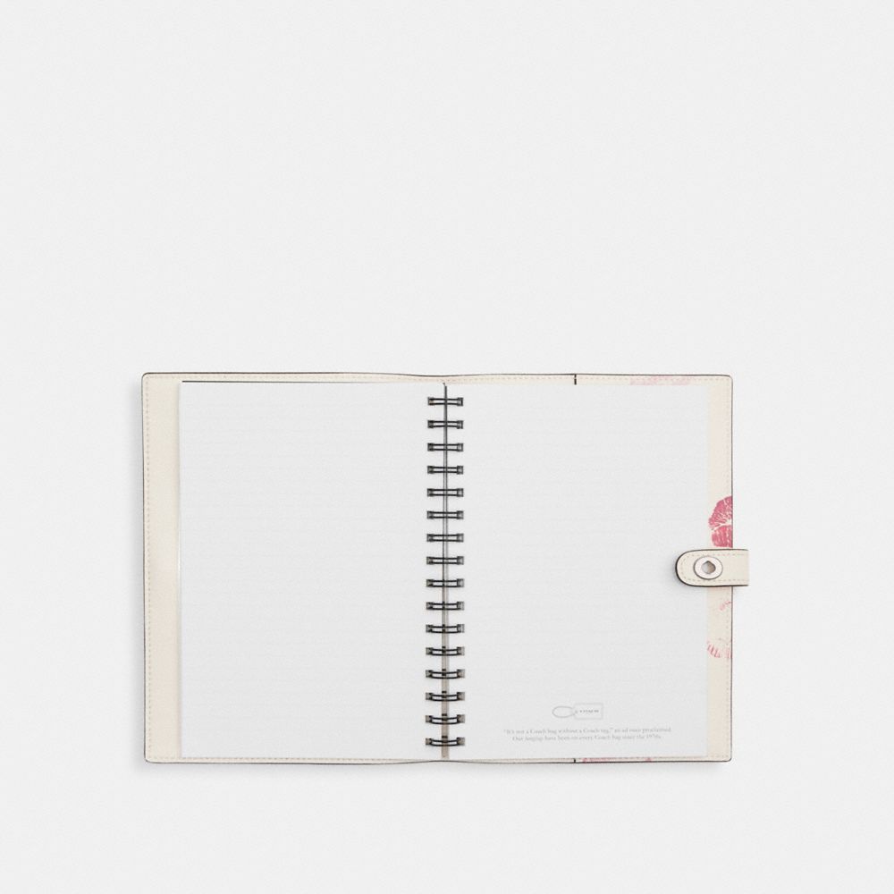 Notebook With Lip Print