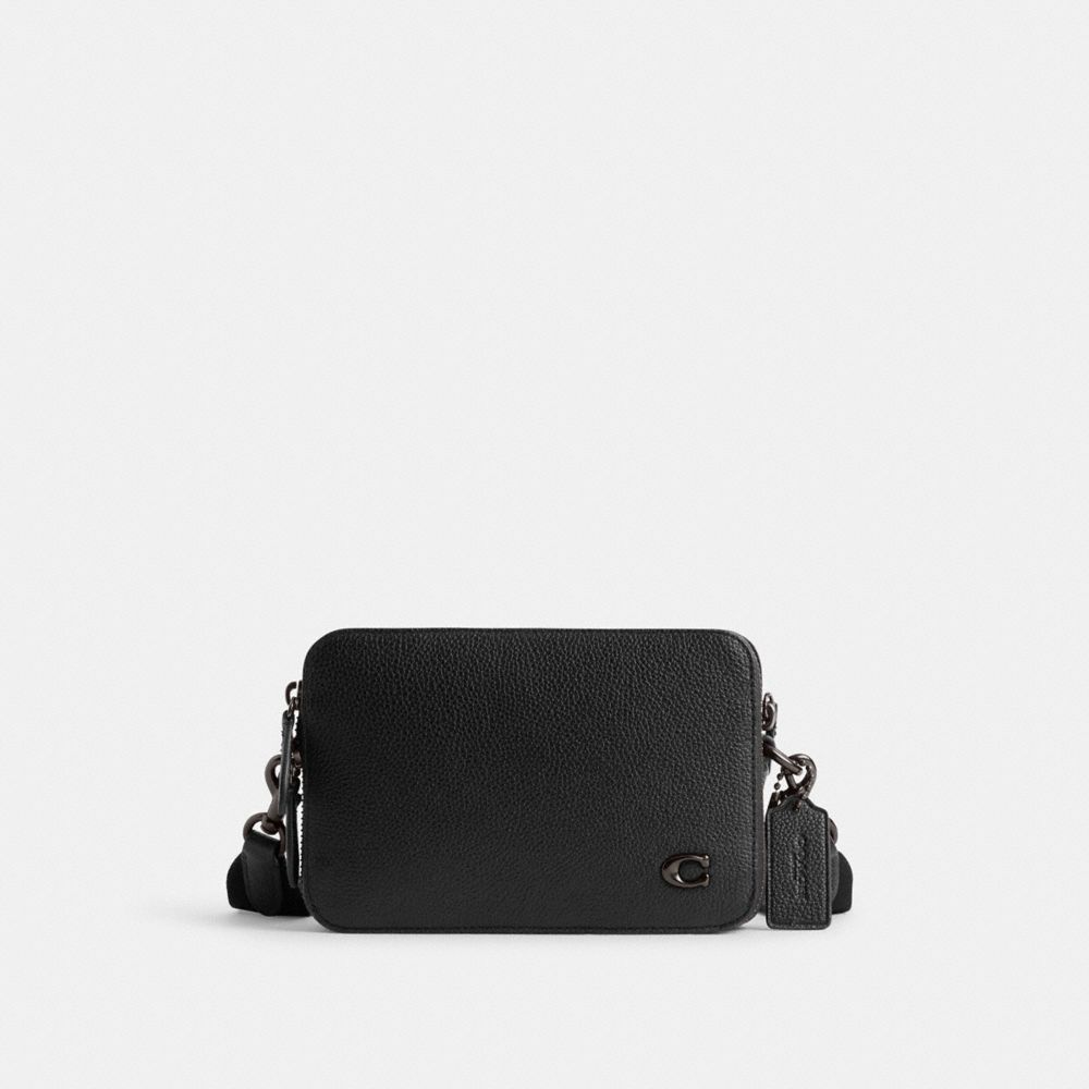 COACH®,CHARTER CROSSBODY 19,Mini,Black,Front View image number 0