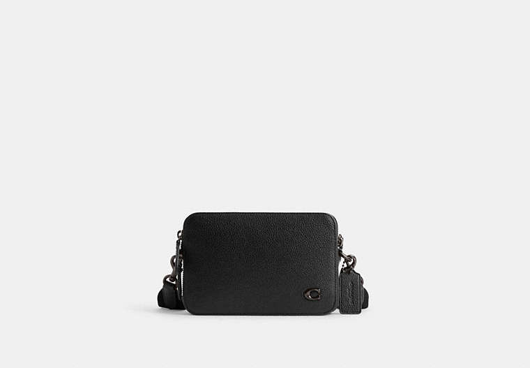 COACH®,CHARTER CROSSBODY 19,Mini,Black,Front View image number 0