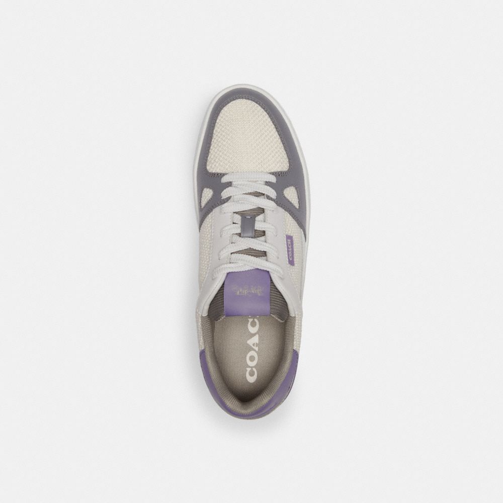 COACH®,CHAUSSURE DE SPORT BASSE CLIP COURT,Violet pâle,Inside View,Top View