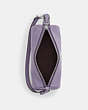COACH®,NOLITA BARREL BAG,Leather,Mini,Silver/Light Violet,Inside View,Top View