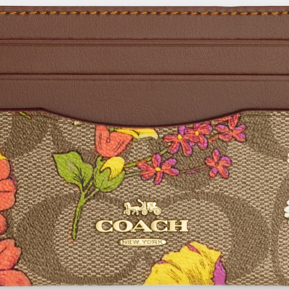【COACH】コーチ スリム ID カード ケース・シグネチャー 公式】コーチアウトレット | スリム ID カード ケース