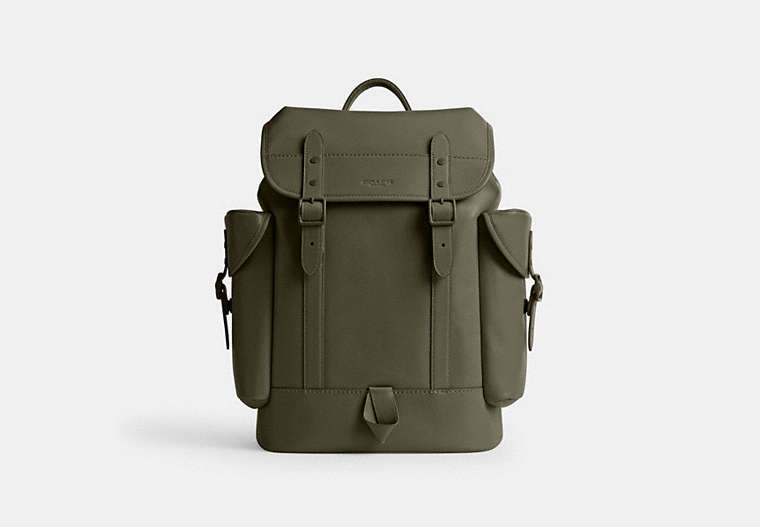 COACH®,HITCH BACKPACK,Large,Army Green,Front View image number 0