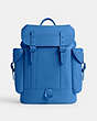 COACH®,HITCH BACKPACK,Large,Blueberry,Front View