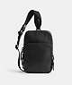 COACH®,GOTHAM SLING PACK 13,Small,Black,Front View