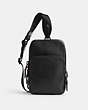 COACH®,GOTHAM SLING PACK 13,Small,Black,Front View