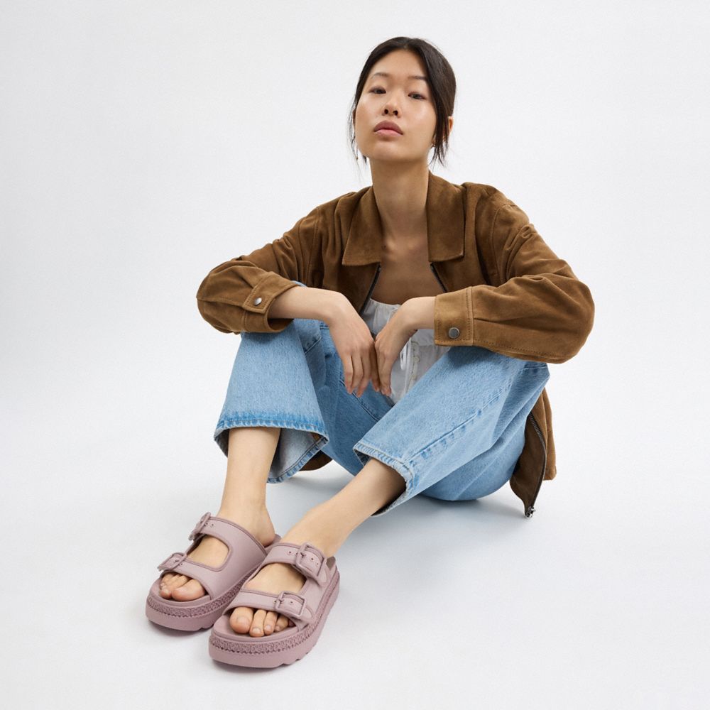 COACH®,レイニー サンダル,サンダル,ﾗｲﾗｯｸ