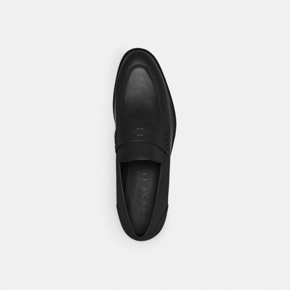 COACH®,DAMIEN LOAFER,Black,Inside View,Top View