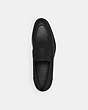 COACH®,DAMIEN LOAFER,burnishedleather,Black,Inside View,Top View