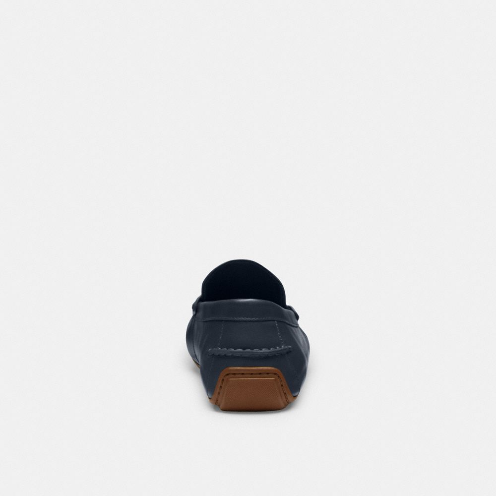COACH®,リアム ドライバー・シグネチャー ジャカード,レザーブーツ&シューズ,ﾐｯﾄﾞﾅｲﾄ ﾈｲﾋﾞｰ