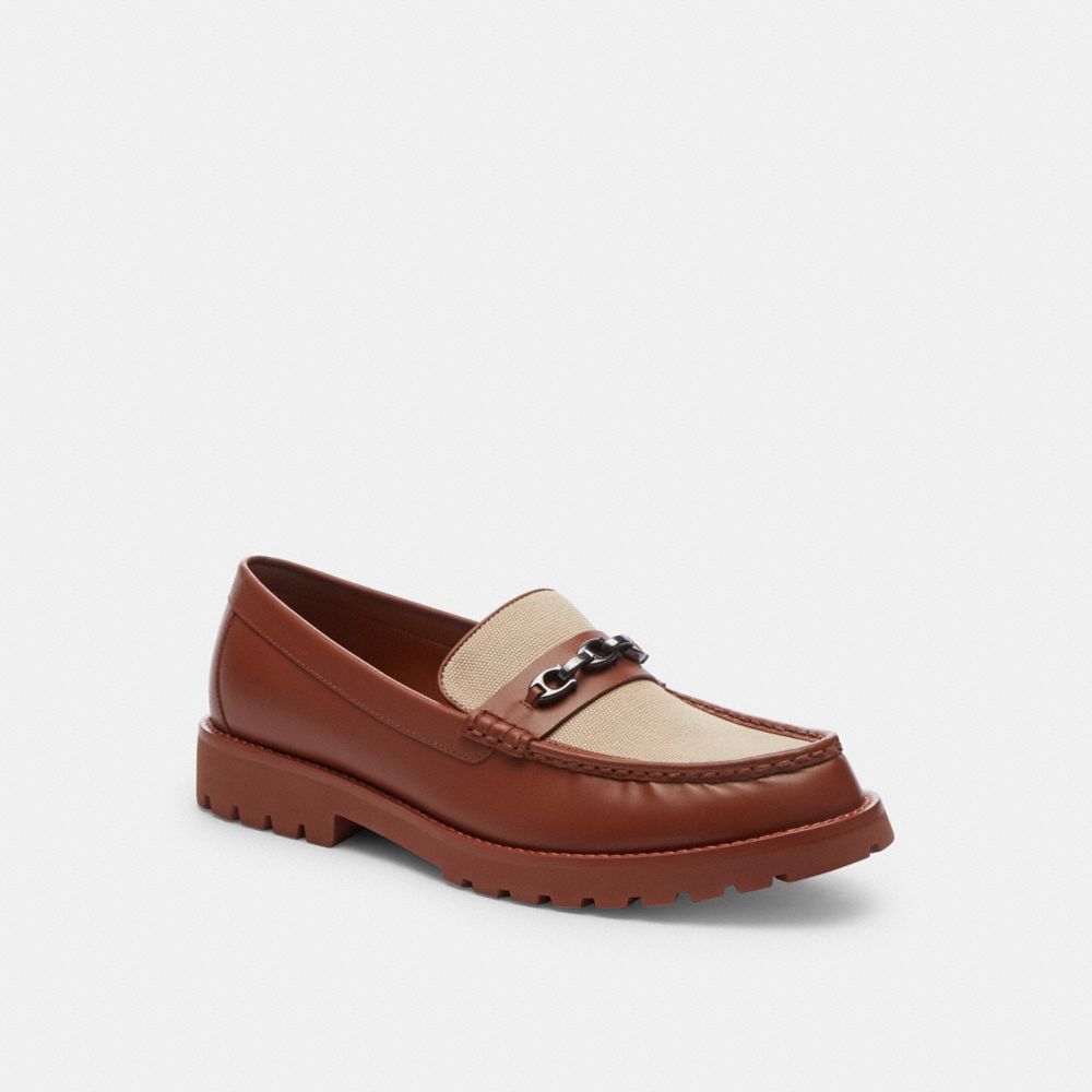 COACH®,BROOKS LOAFER,Leather,1941 Saddle,Front View