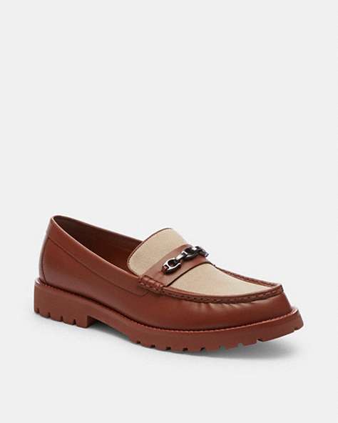 COACH®,BROOKS LOAFER,Leather,1941 Saddle,Front View