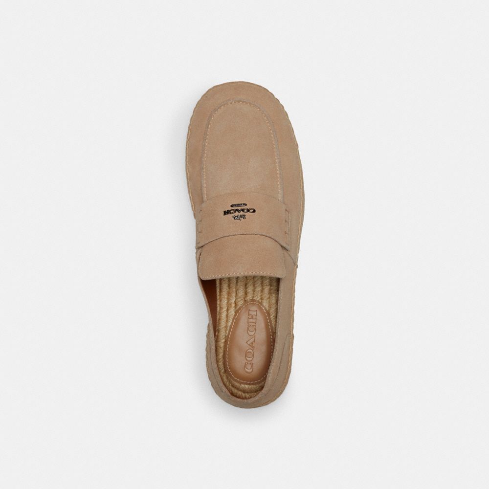 COACH®,ROY ESPADRILLE,Taupe,Inside View,Top View