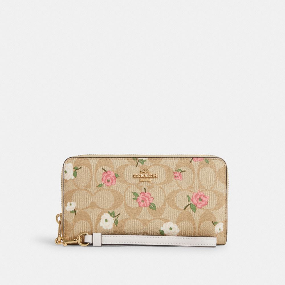 Coach long wallet sale