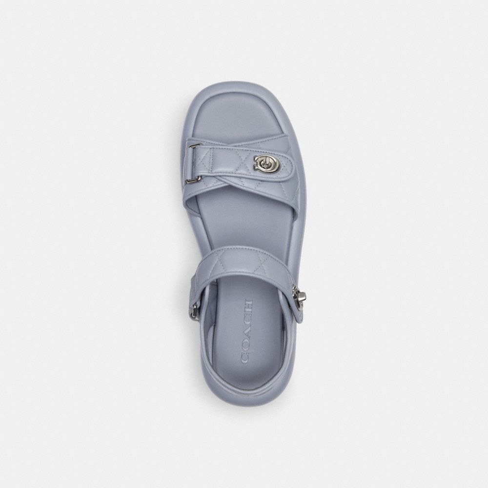 COACH®,Peyton Sandal,,Inside View,Top View
