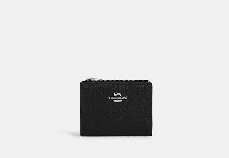 Coach Outlet Bifold Wallet In Silver/black