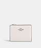COACH®,BIFOLD WALLET,Leather,Silver/Chalk,Front View