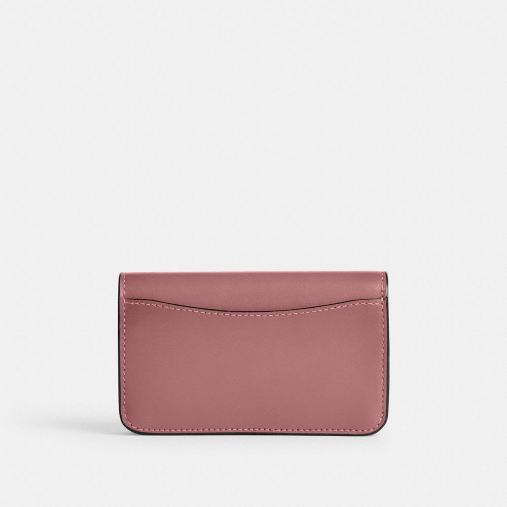 Coach Essential Slim Card Case In Pink