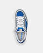 COACH®,C203 SNEAKER IN SIGNATURE CANVAS,Blueberry,Inside View,Top View