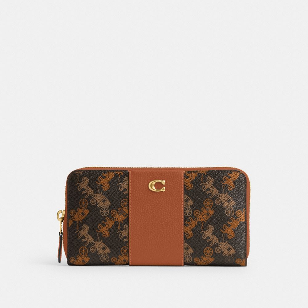 バッグcoach ショルダー　ウォレット　長財布　ホースアンドキャリッジ