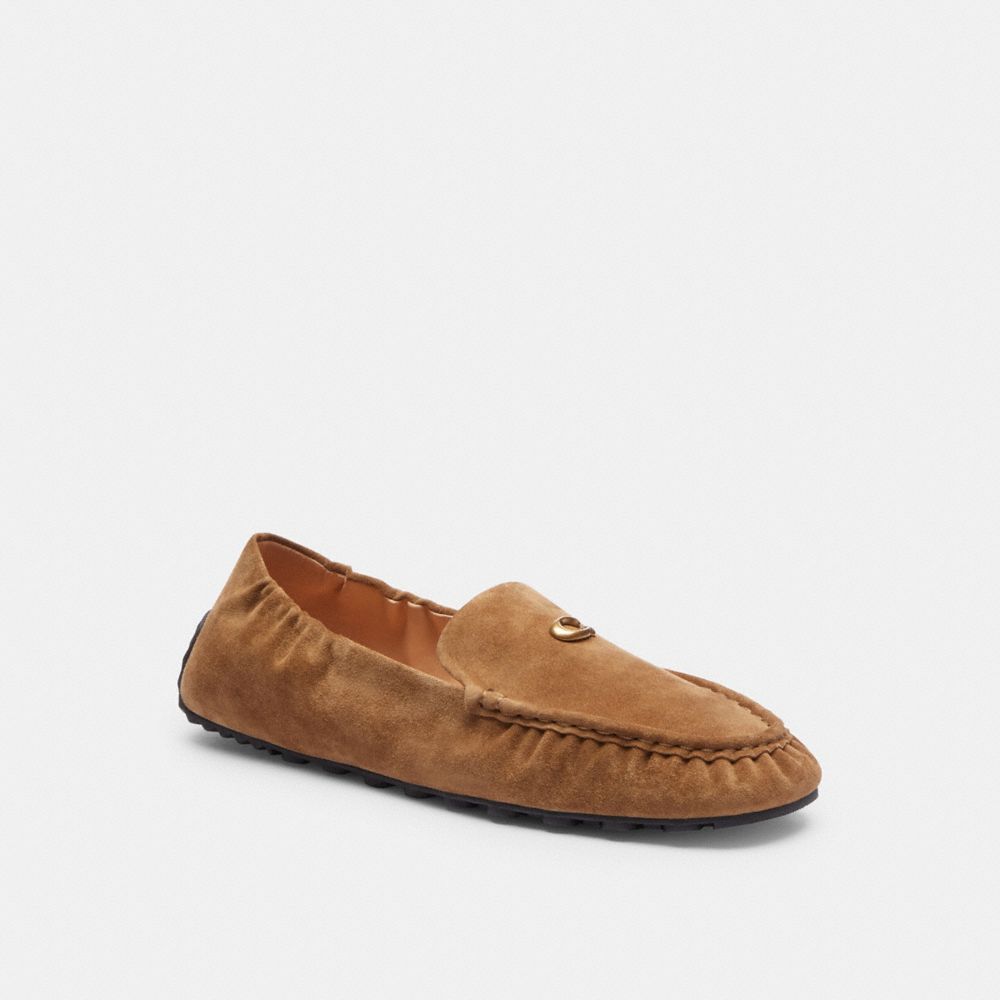 COACH®,RONNIE LOAFER,Coconut,Front View