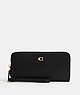 COACH®,ESSENTIAL CONTINENTAL WALLET,Mini,Brass/Black,Front View