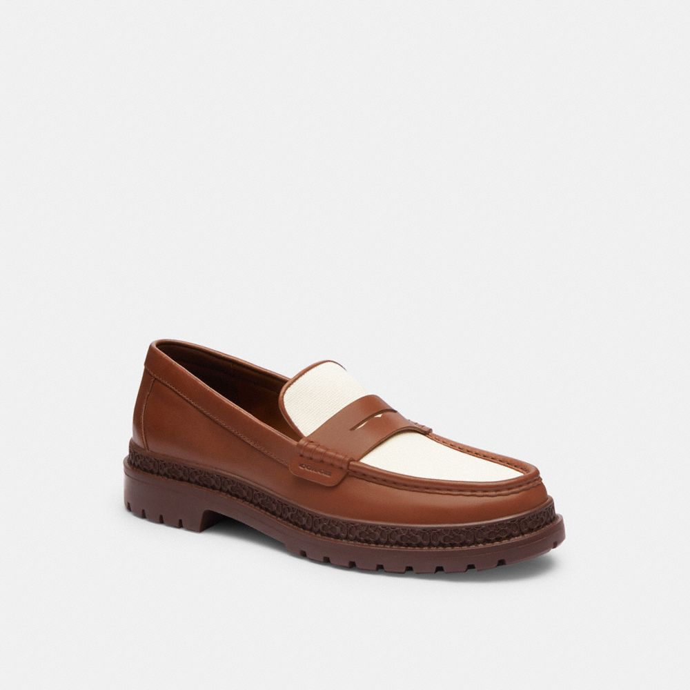 COACH®,COOPER LOAFER,Saddle,Front View image number 0