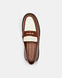 COACH®,COOPER LOAFER,Saddle,Inside View,Top View