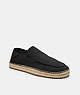 COACH®,REILLY ESPADRILLE,Black,Front View