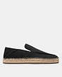 COACH®,REILLY ESPADRILLE,Black,Angle View