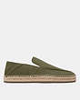 COACH®,ESPADRILLE REILLY,Olive,Angle View