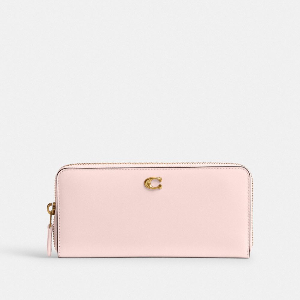 Brass Blush Essential Slim Accordion Zip Wallet