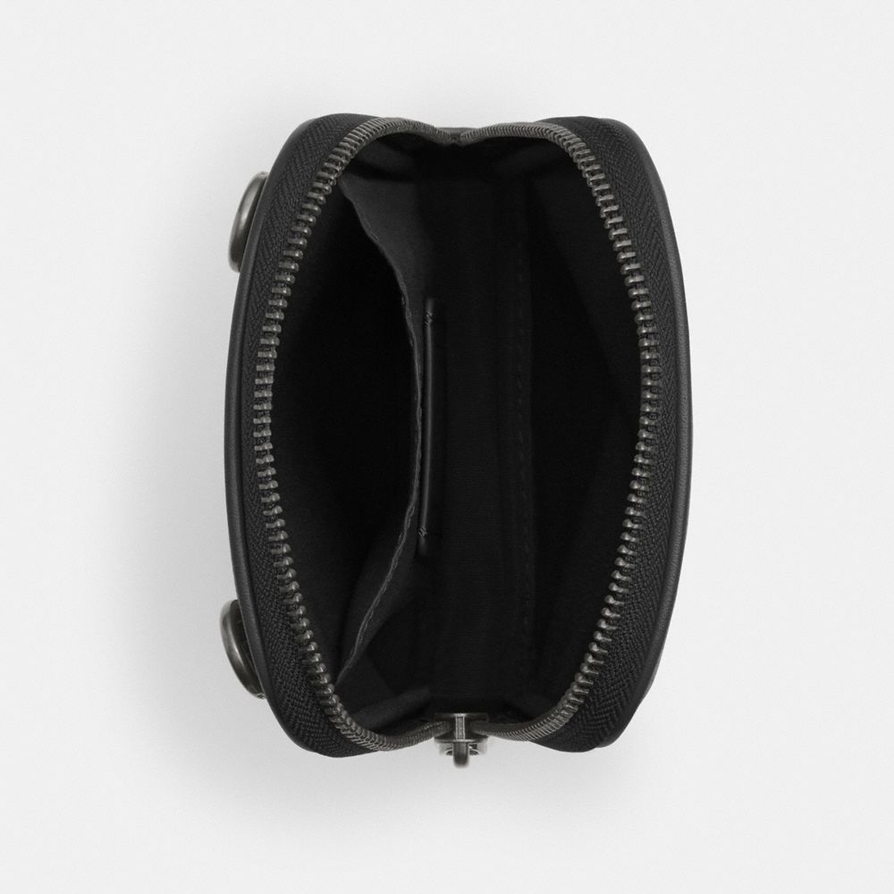 COACH®,PORTÉ-CROISÉ ADEN,Bronze industriel/Noir,Inside View,Top View