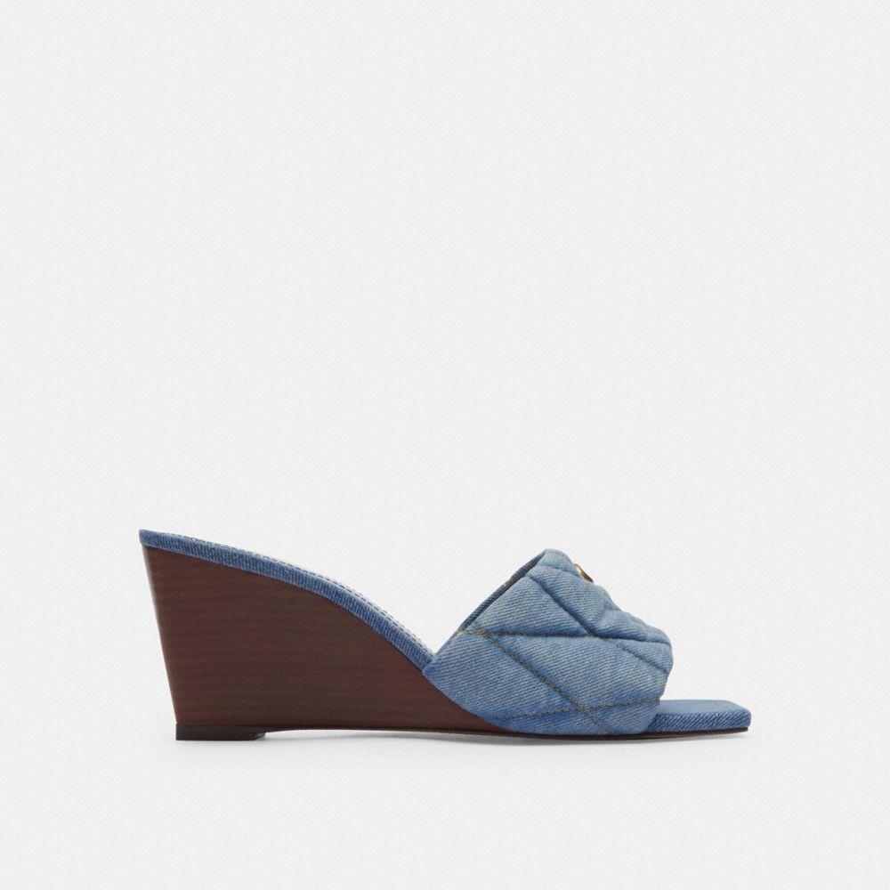 Shop Coach Emma Wedge Mit Steppung In Blue