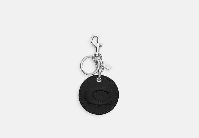 Shop Coach Outlet Mirror Bag Charm With Signature In Black