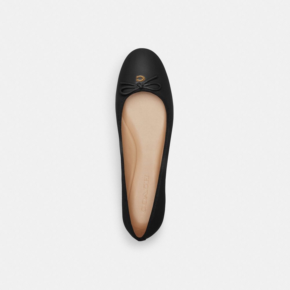 COACH®,ABIGAIL FLAT,Black,Inside View,Top View