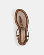 COACH®,JESSICA SANDAL,Saddle,Inside View,Top View
