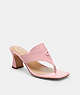 COACH®,BREE SANDAL,Soft Pink,Front View