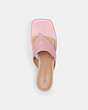 COACH®,BREE SANDAL,Soft Pink,Inside View,Top View