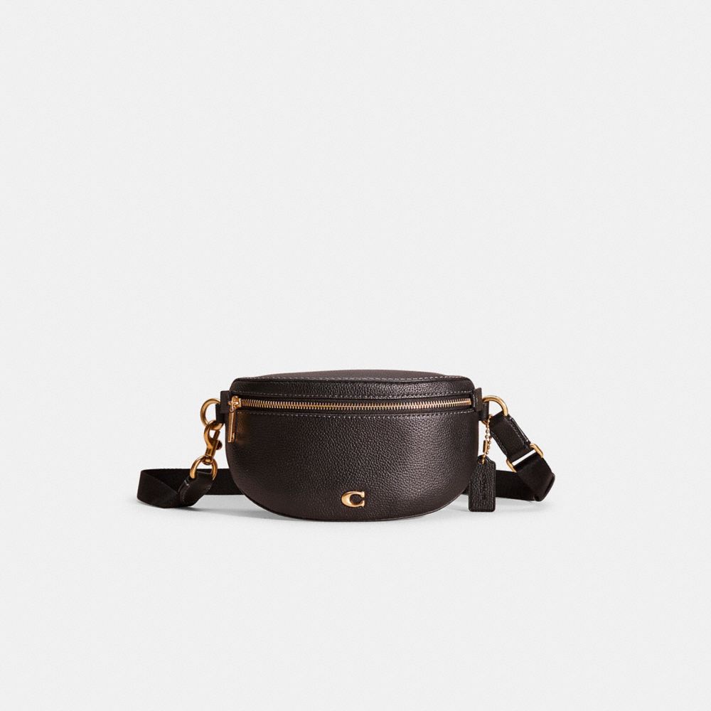 Bethany logo leather belt bag, Coach