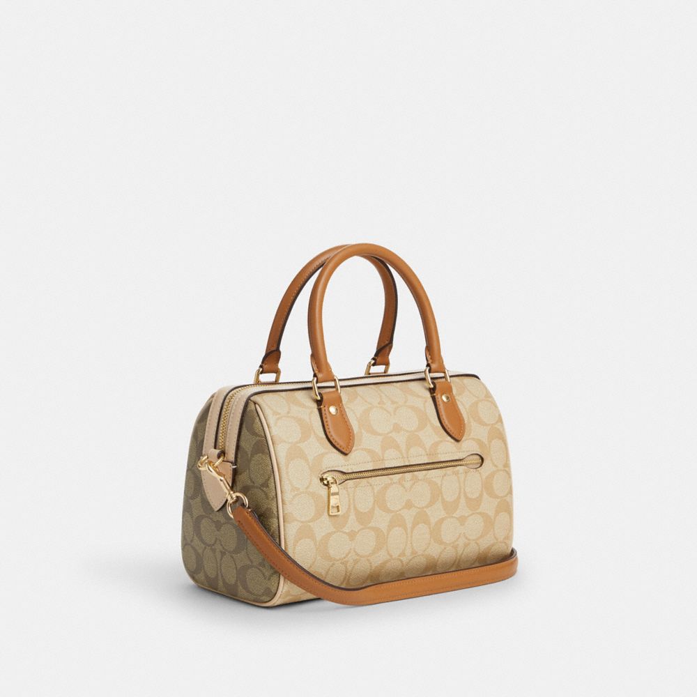 Coach rowan satchel discount blossom