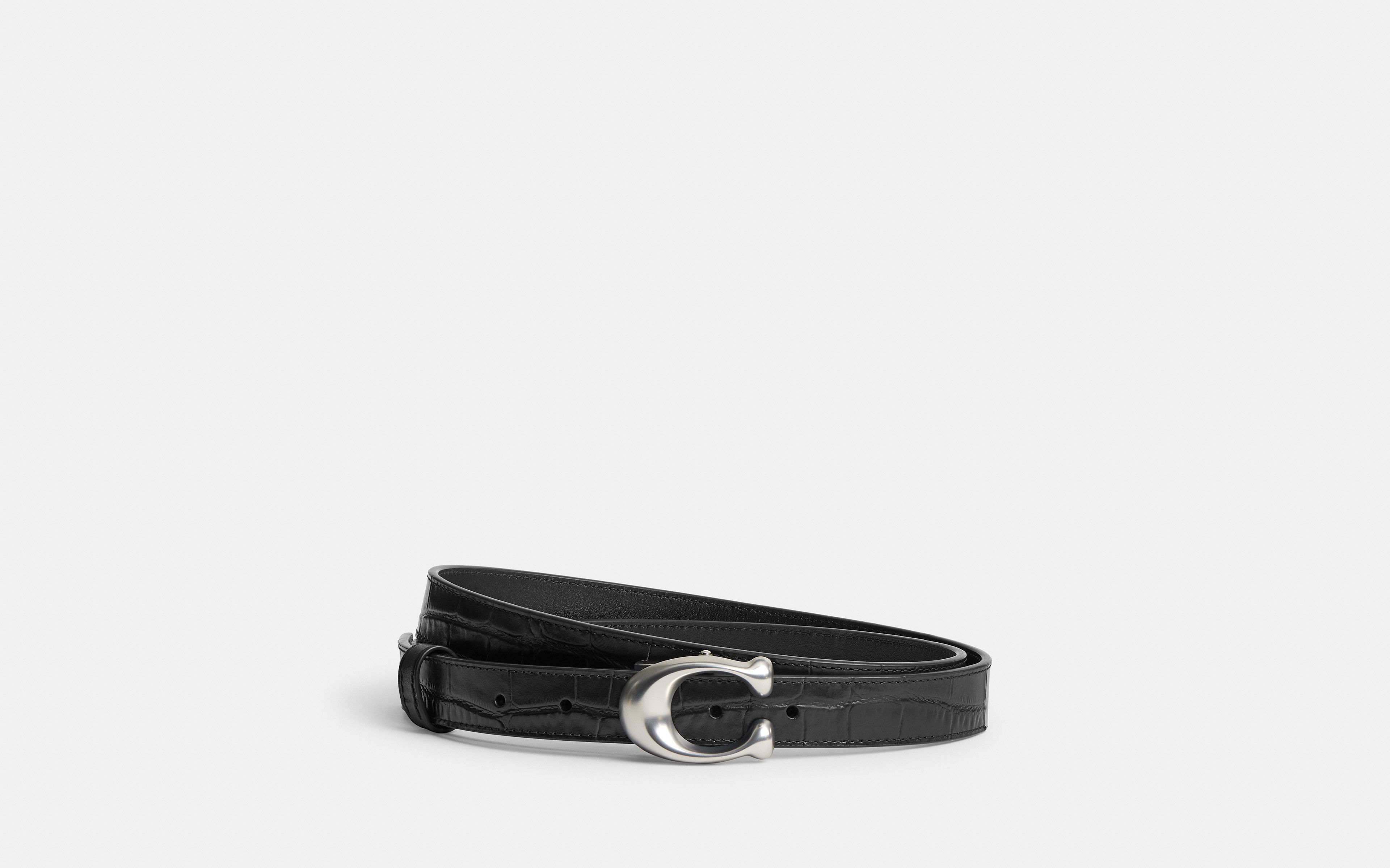 Sculpted Signature Buckle Reversible Belt, 25 Mm